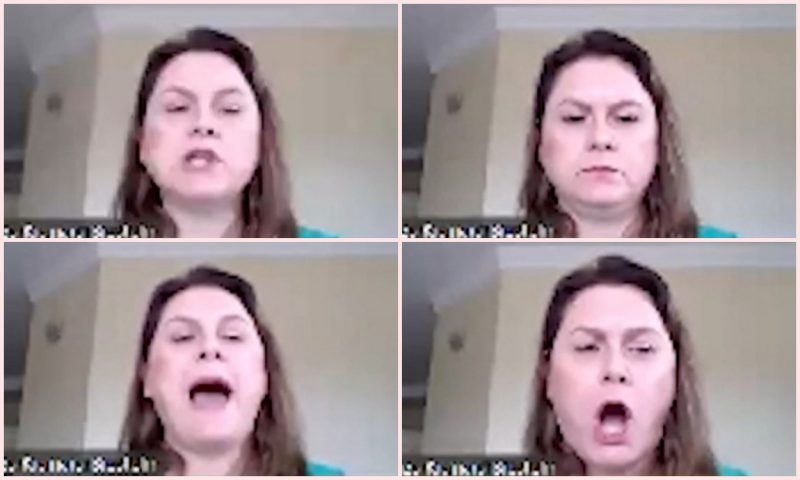 O vídeo da audiência viralizou nas redes sociais e gerou críticas à conduta da Juíza — Foto: Reprodução/Internet/ND