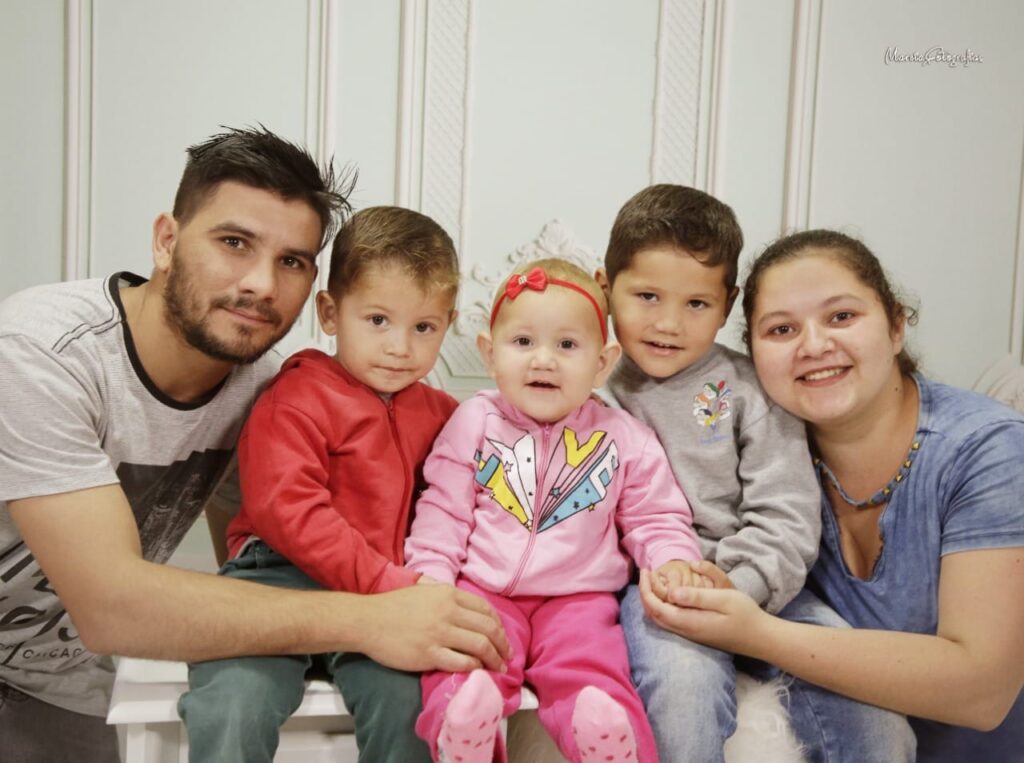 Hagatha e sua família / Foto Redes Sociais