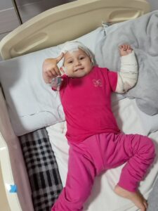 Foto cedida pela mãe de Hagatha