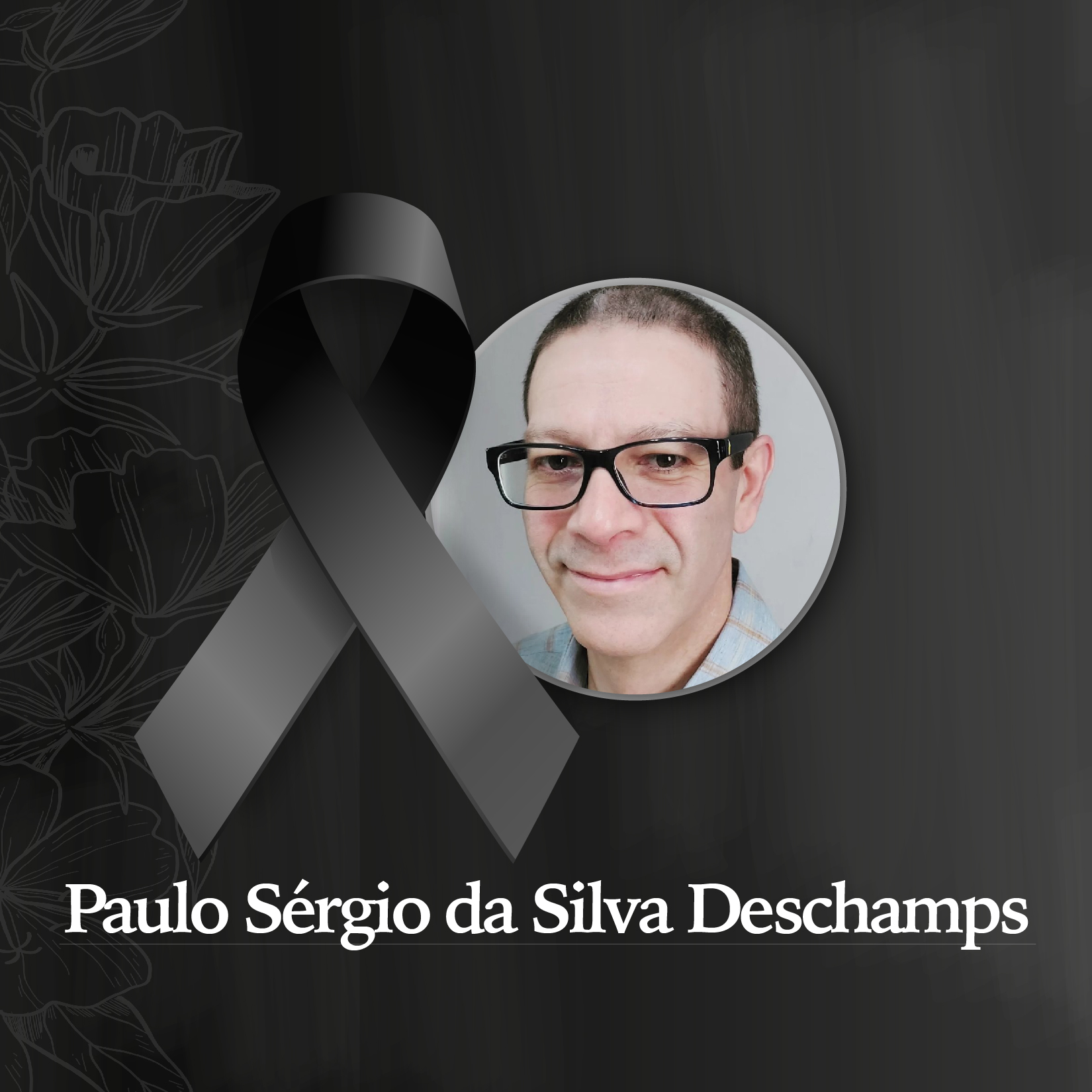 Hospital Regional de Rio do Sul comunica o falecimento do Dr. Paulo Sérgio da Silva Deschamps