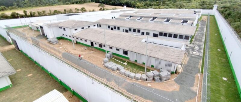 Nova Penitenciária Industrial de São Bento do Sul — Foto: Christian Hacke/ A Gazeta / Reprodução/Demais FM