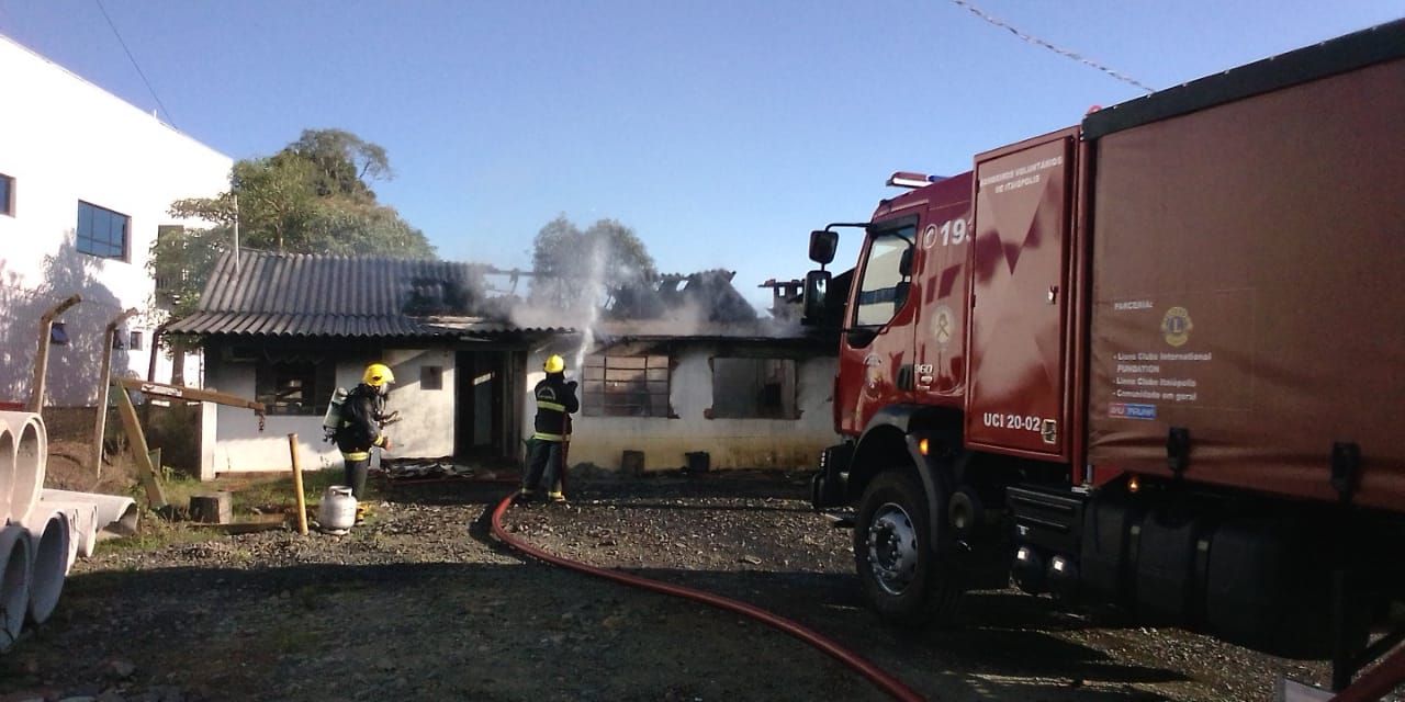 Foto: Bombeiros Voluntários de Itaiópolis