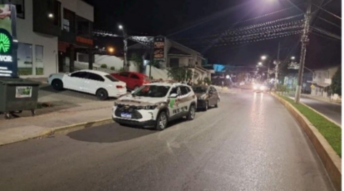 Foto enviada pela Polícia Militar.