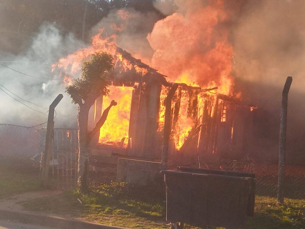 Foto: Bombeiros Voluntários de Itaiópolis.