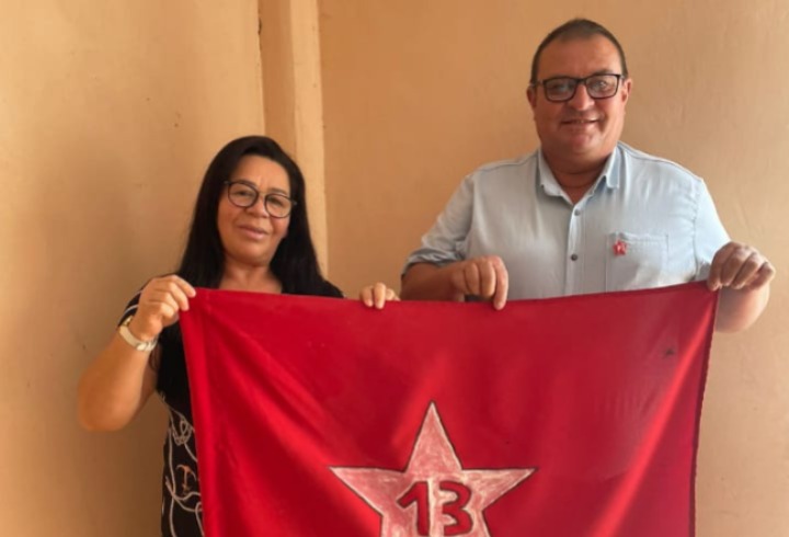 Foto: Neivaldo Kuss (PT) e Salete Dalmazo (PT).