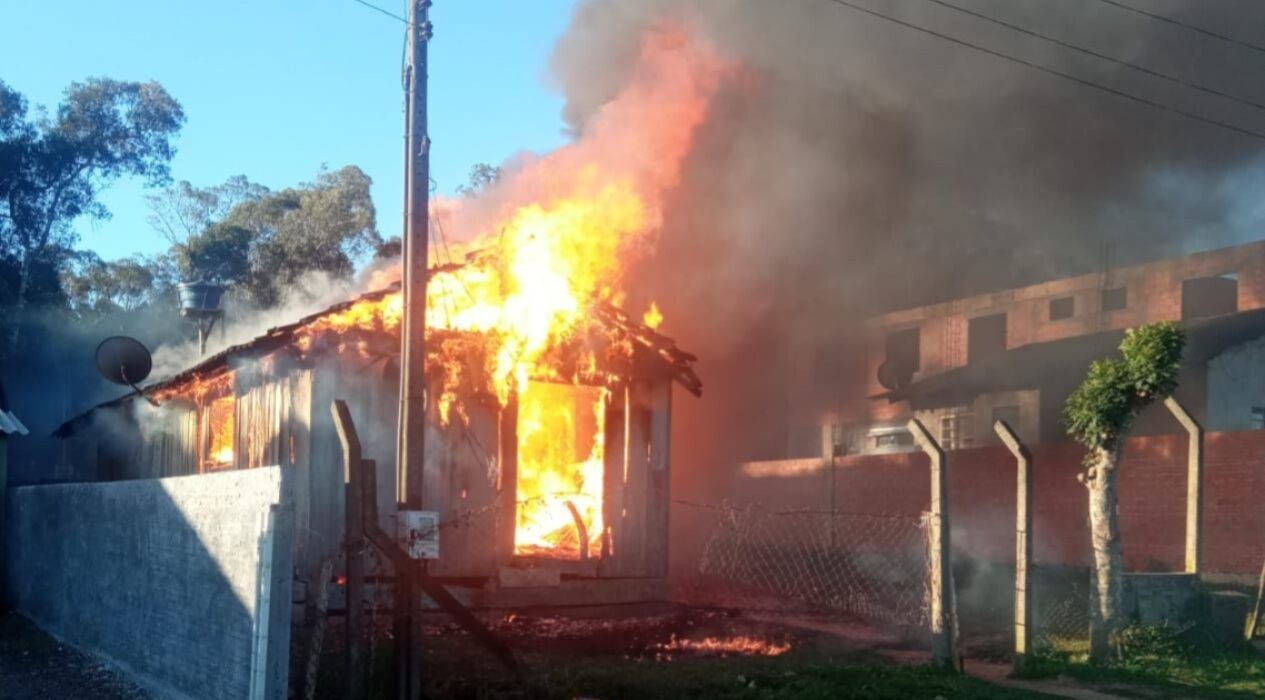 Foto: Bombeiros Voluntários de Itaiópolis.